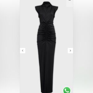 Victoria Beckham Ruched Jersey Gown